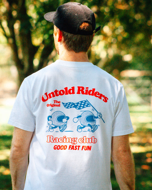 Racing Club Tee - White