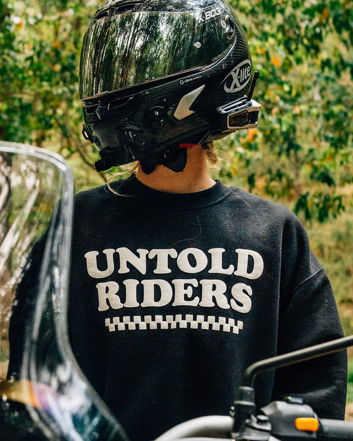 Untold Riders Puff Jumper - Black