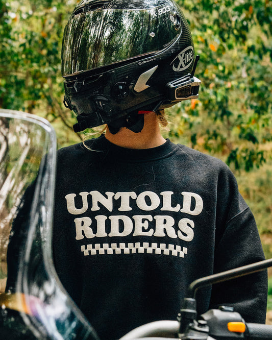 Untold Riders Puff Jumper - Black