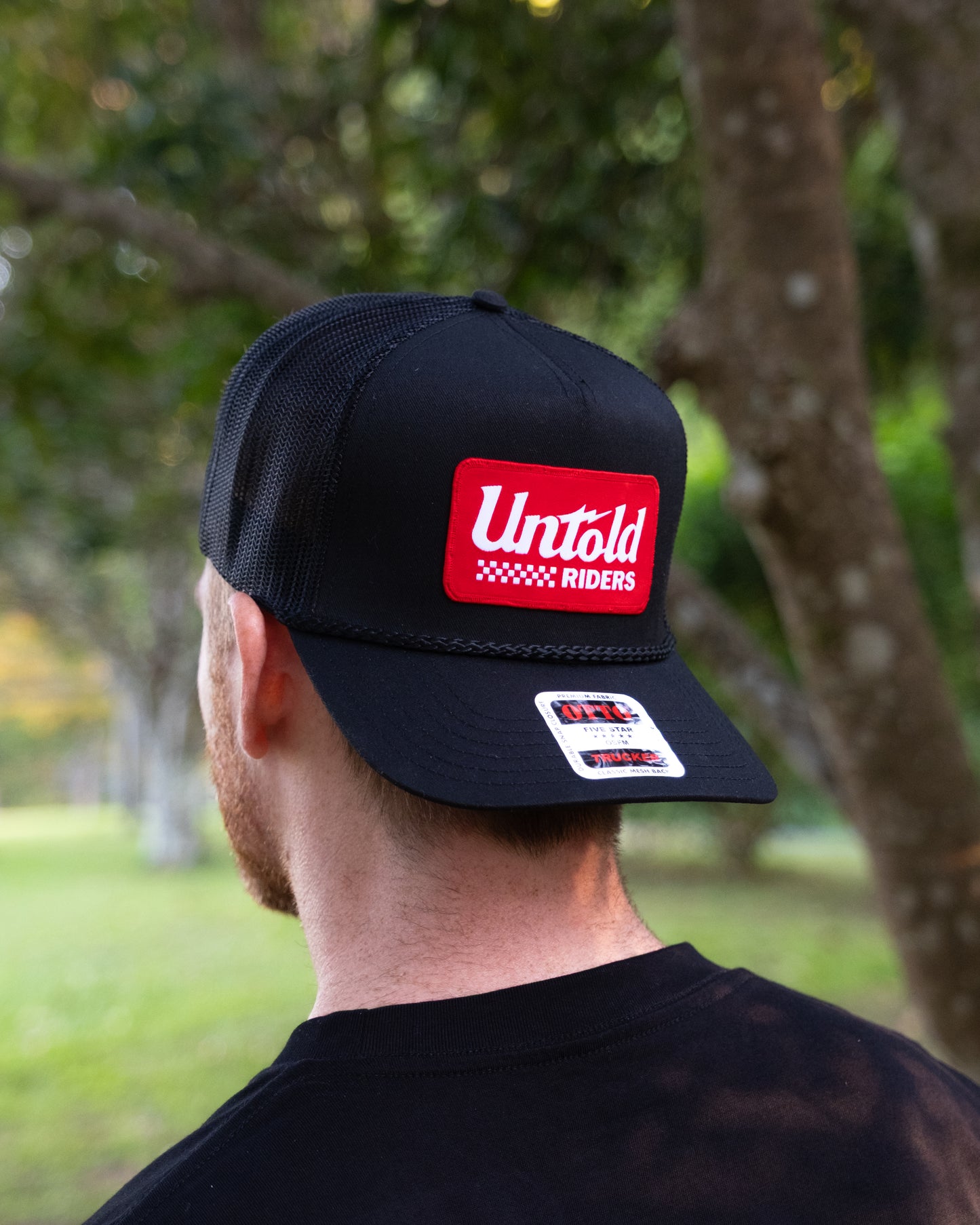 Bolt Rope Trucker Hat | Black