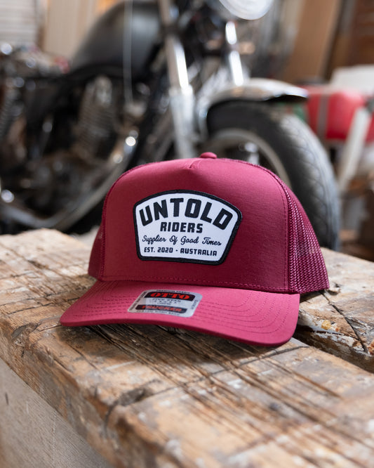 Good Times Trucker Hat | Maroon