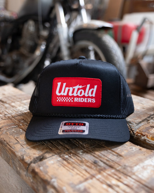 Bolt Rope Trucker Hat | Black