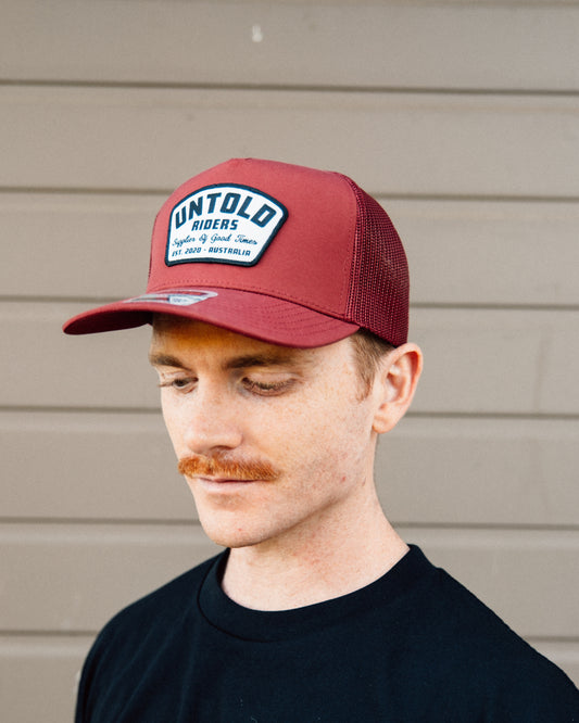 Good Times Trucker Hat | Maroon