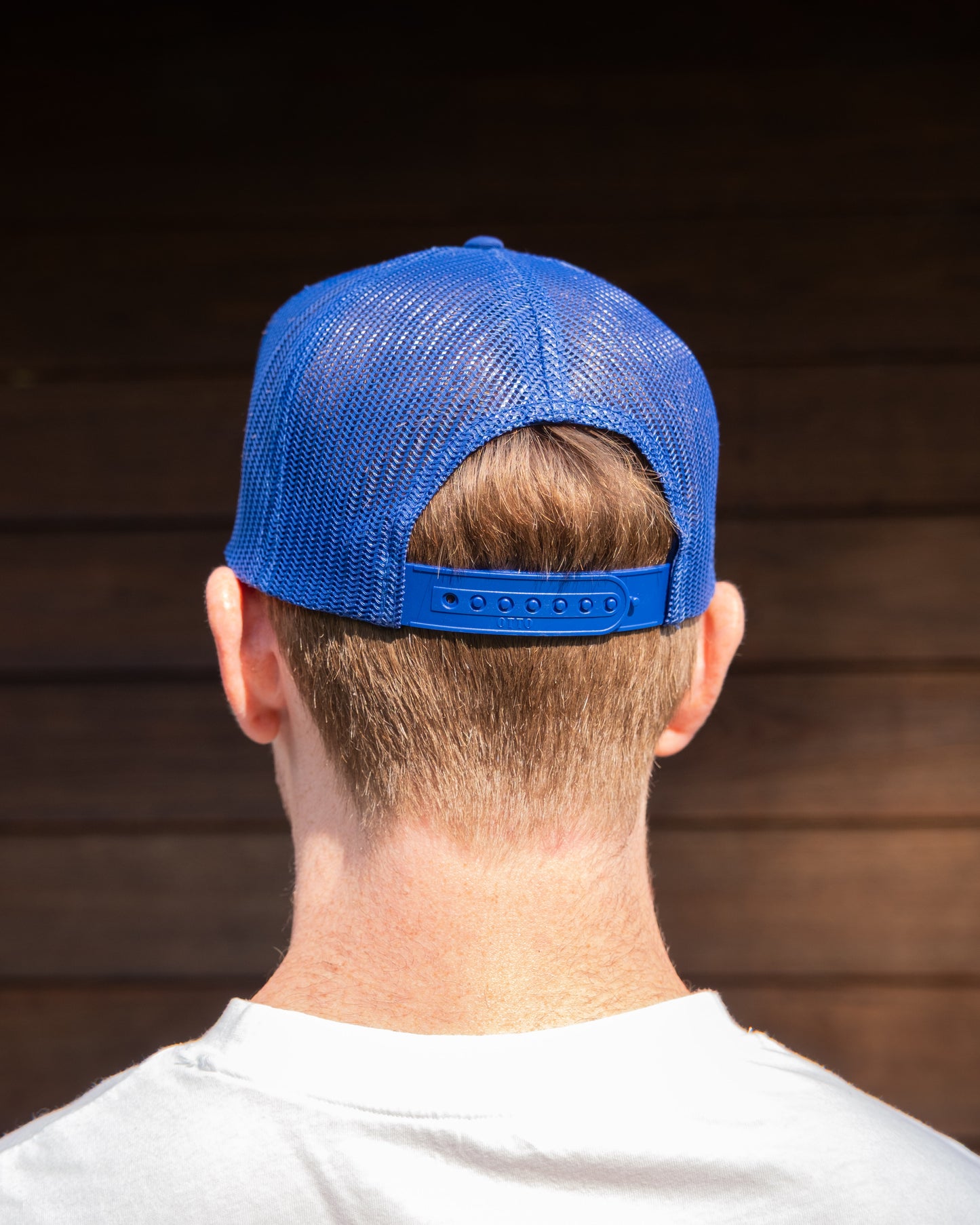 Bolt Rope Trucker Hat | Blue