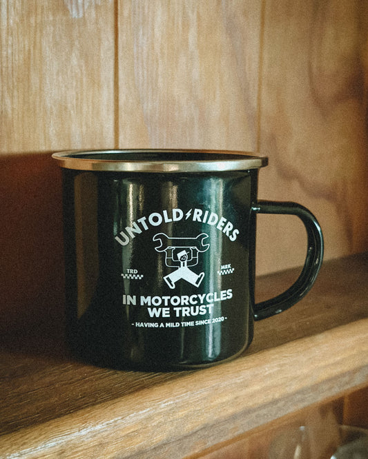 Untold Riders Camping Mug